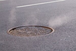 Image Street closures for sewer repairs